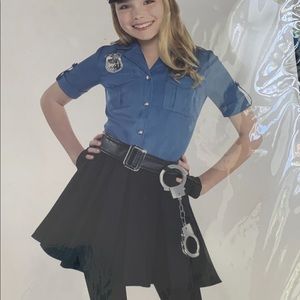 Cop costume for girl.